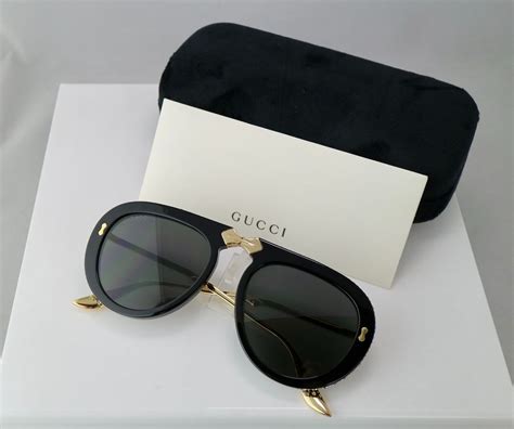 gucci mirrored aviator sunglasses|Gucci foldable aviator sunglasses.